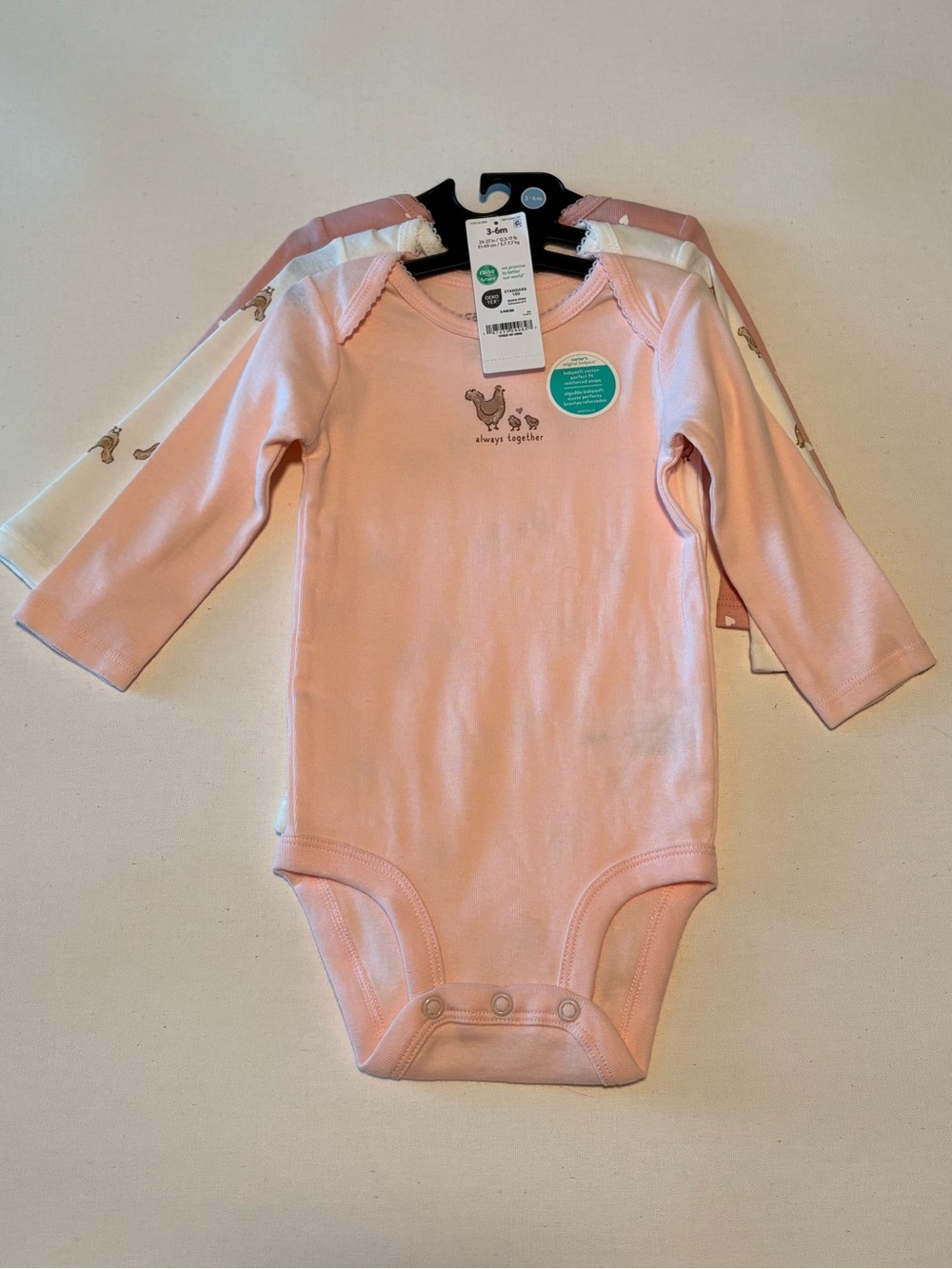 NWT carters long sleeve bodysuits